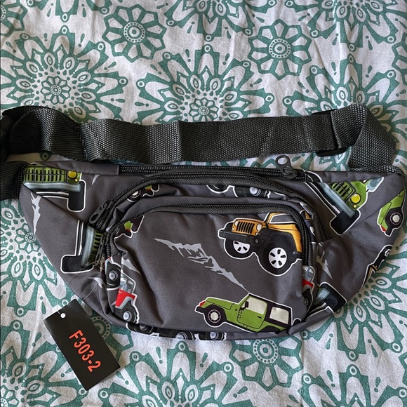 Jeep Other - Gray Jeep Print Fanny Pack